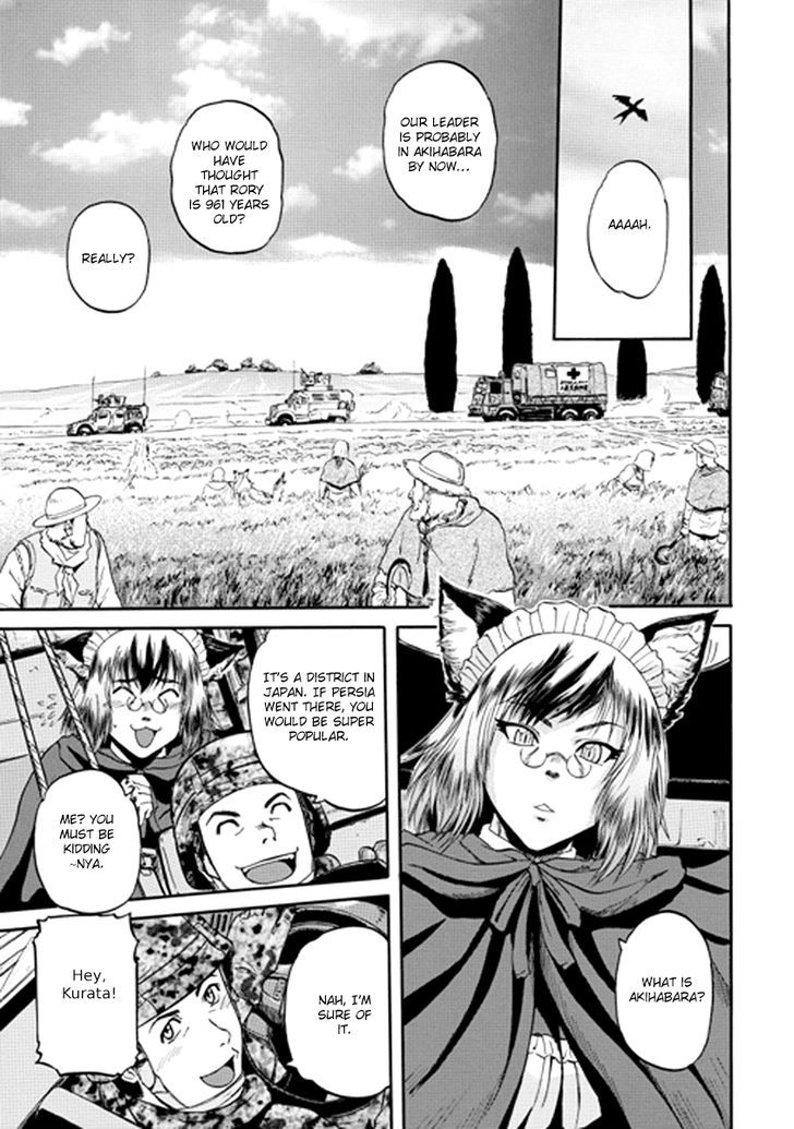 Gate Jietai Kare No Chi Nite Kaku Tatakeri Chapter 20 Page 21