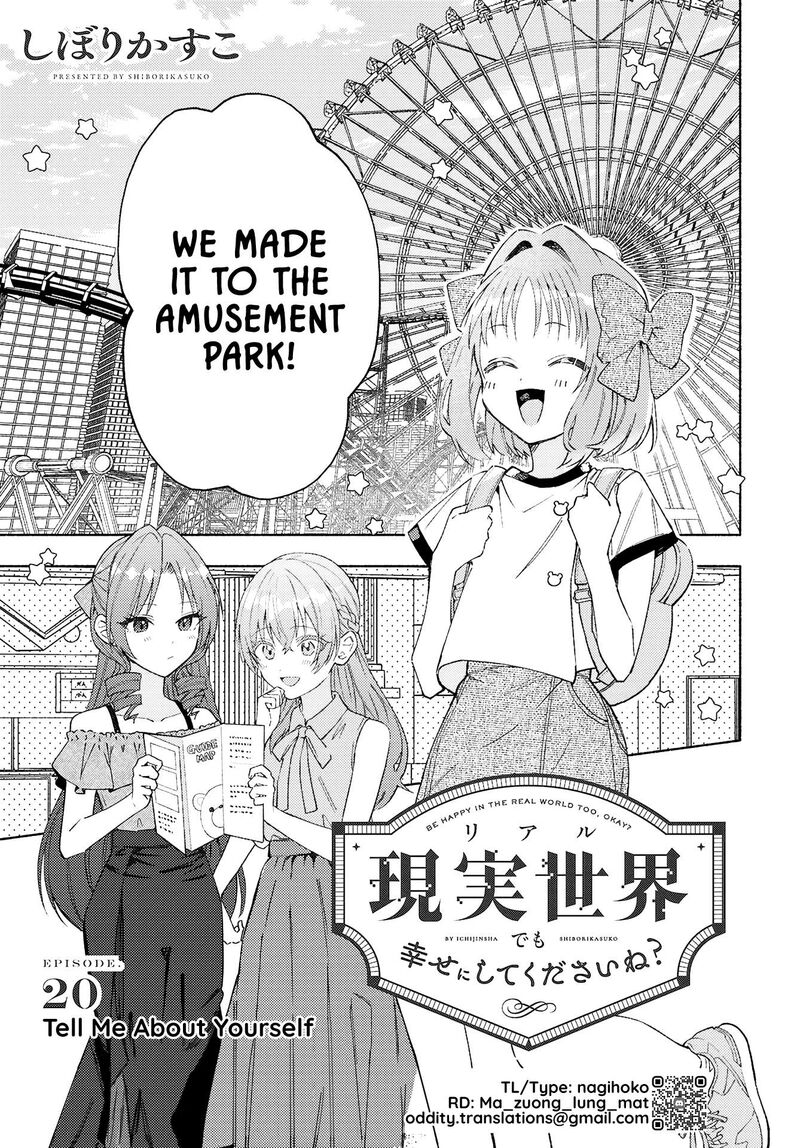 Genjitsu Sekai Demo Shiawase Ni Shite Kudasai Ne Chapter 20 Page 1