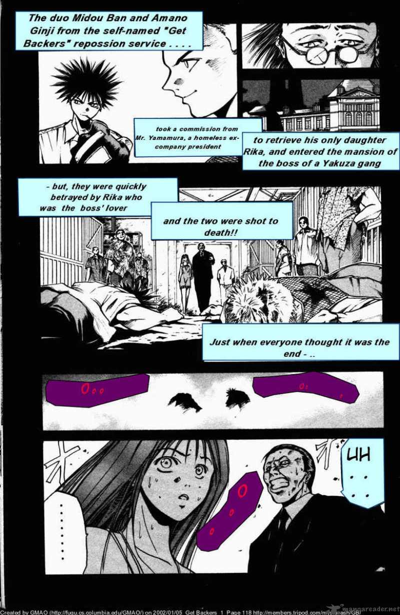 Getbackers Chapter 3 Page 1