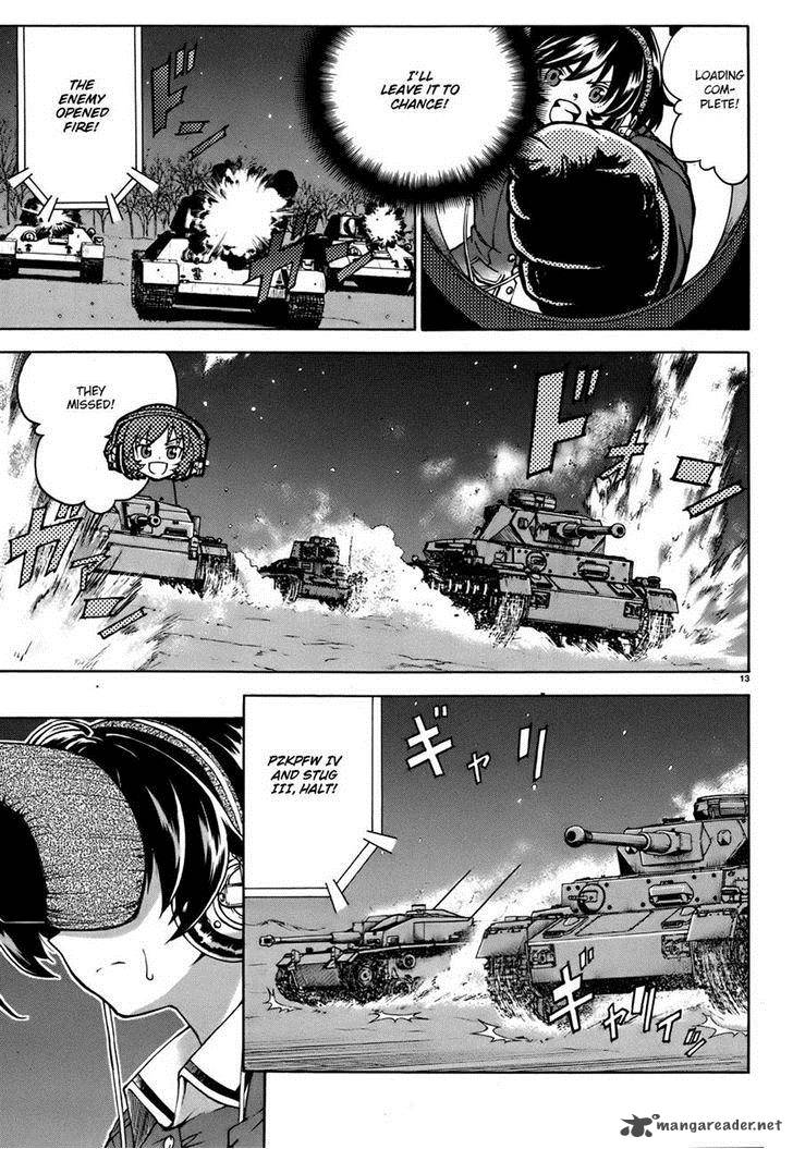 Girls Panzer Chapter 12 Page 13