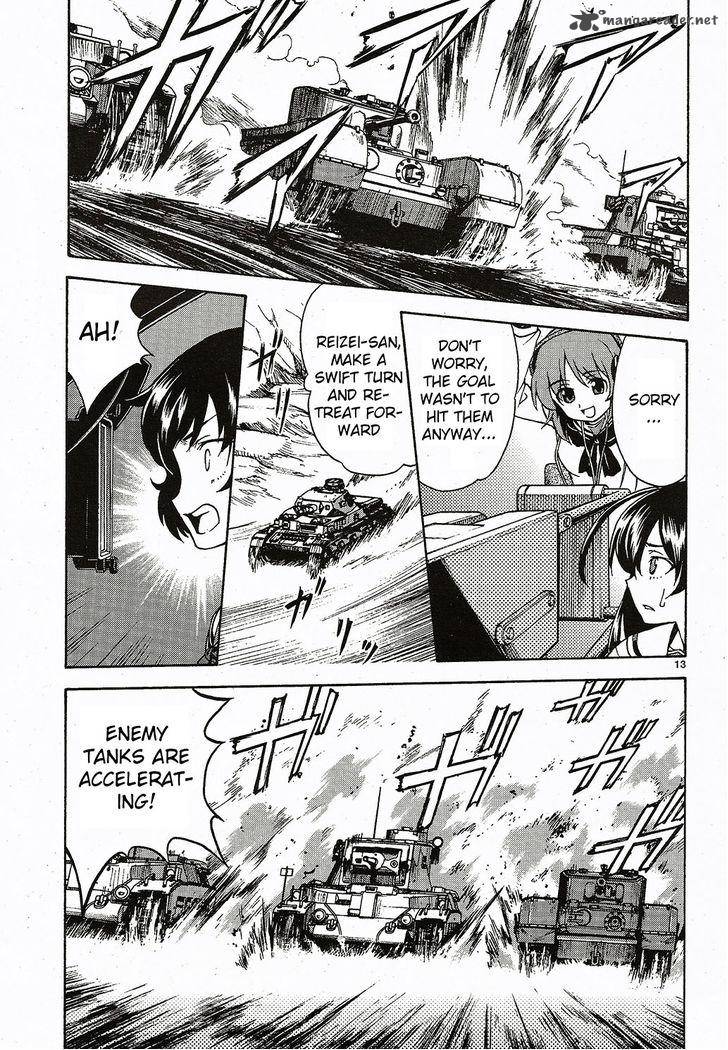 Girls Panzer Chapter 4 Page 13