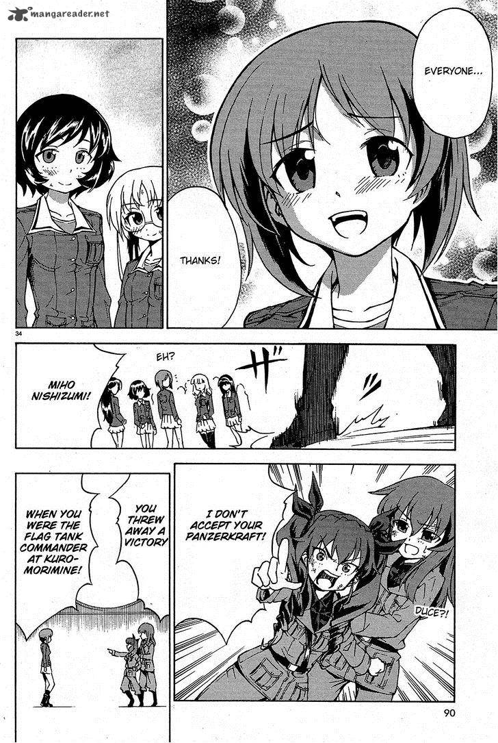 Girls Panzer Chapter 9 Page 34