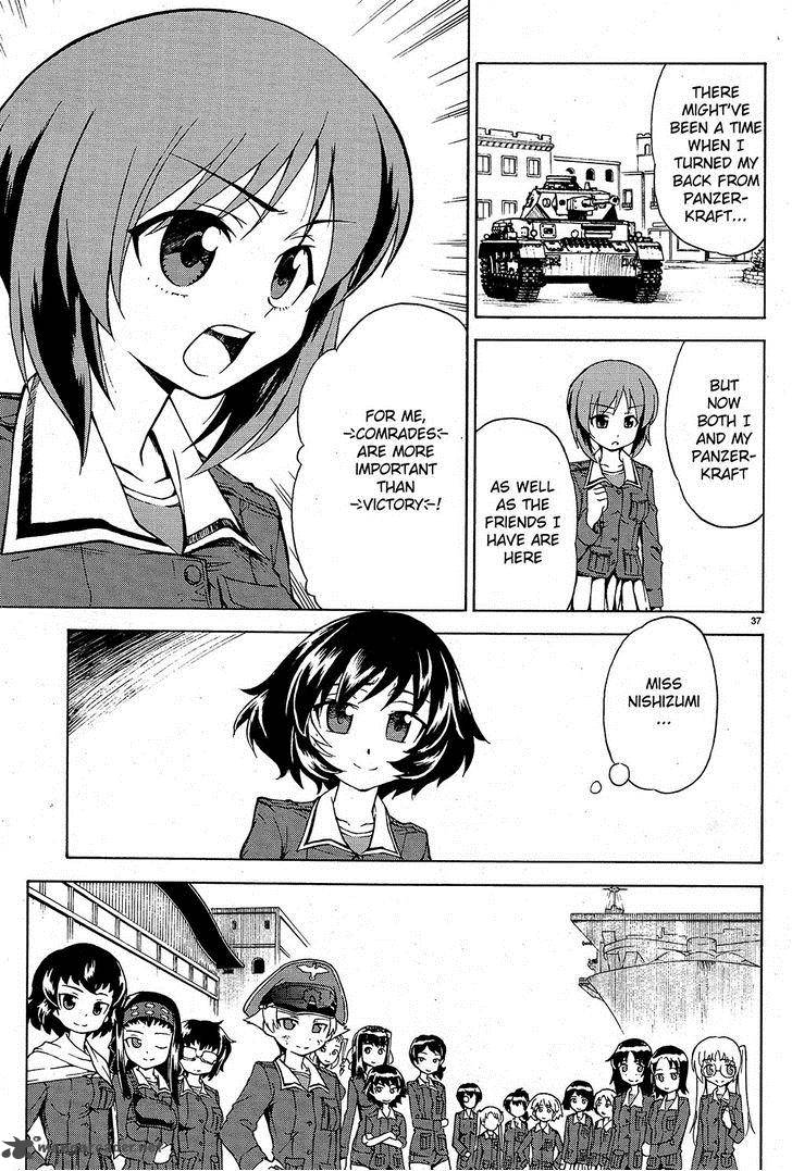 Girls Panzer Chapter 9 Page 37