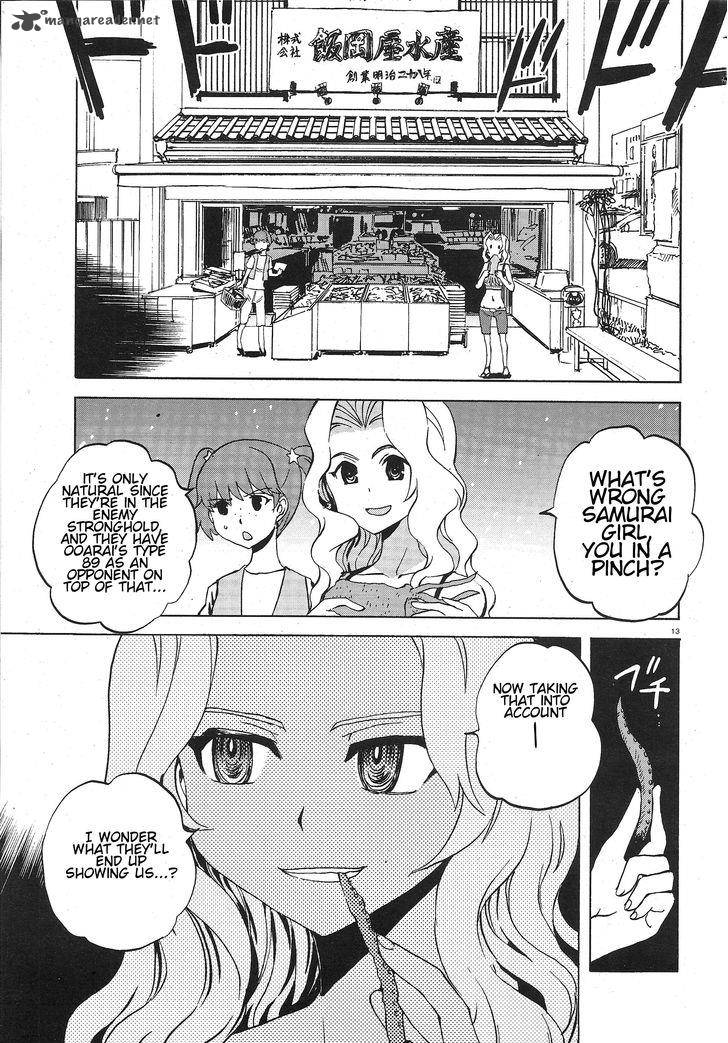 Girls Panzer Ribbon No Musha Chapter 10 Page 12