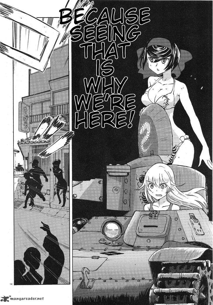 Girls Panzer Ribbon No Musha Chapter 10 Page 13