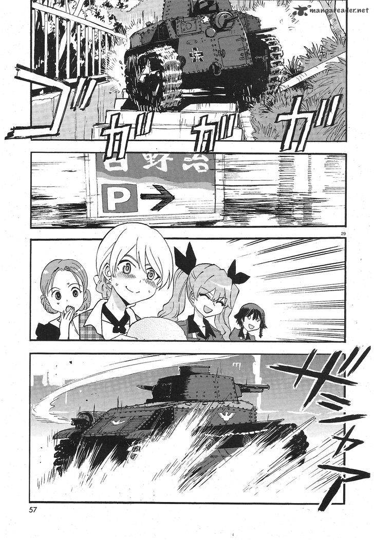 Girls Panzer Ribbon No Musha Chapter 10 Page 28