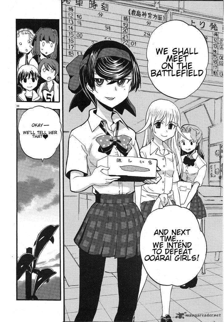 Girls Panzer Ribbon No Musha Chapter 10 Page 35
