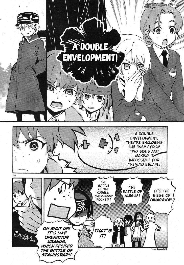 Girls Panzer Ribbon No Musha Chapter 12 Page 20