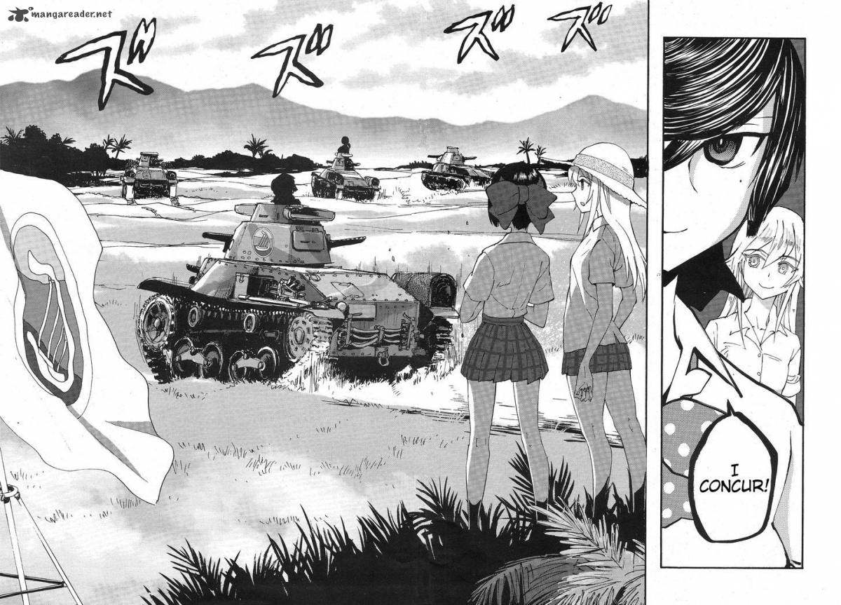 Girls Panzer Ribbon No Musha Chapter 13 Page 9