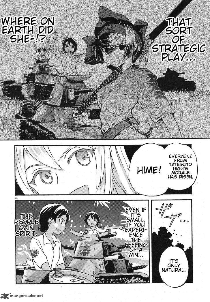 Girls Panzer Ribbon No Musha Chapter 14 Page 10