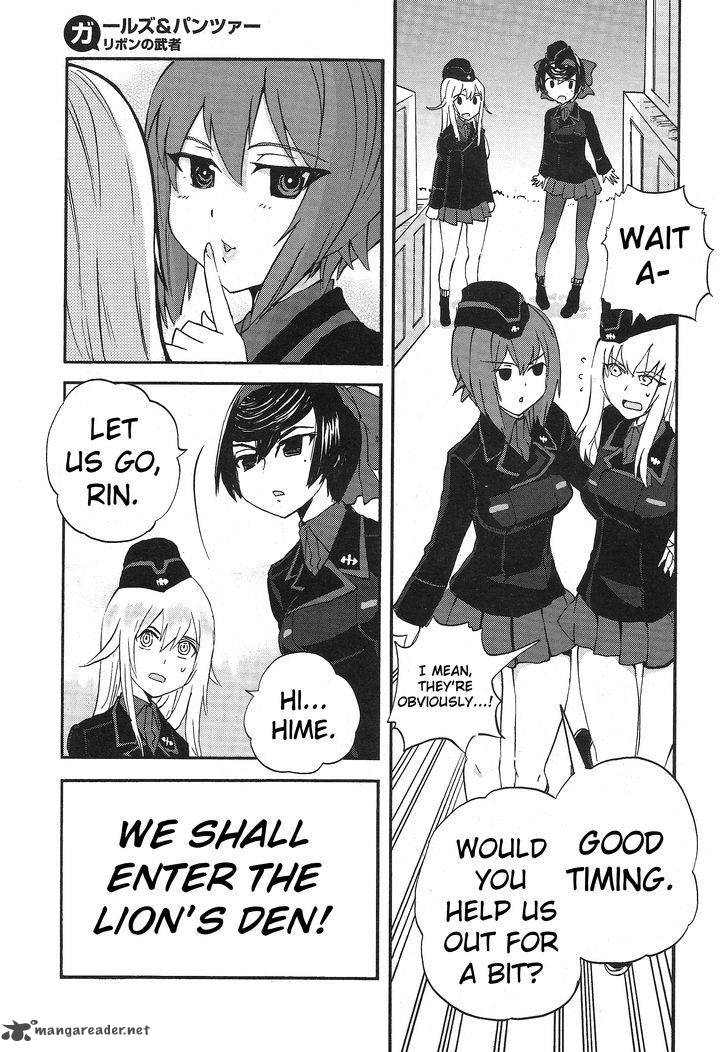 Girls Panzer Ribbon No Musha Chapter 15 Page 14