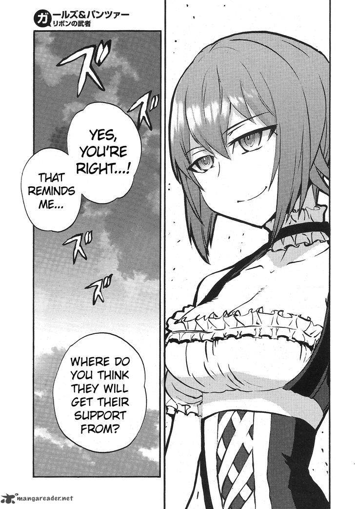 Girls Panzer Ribbon No Musha Chapter 15 Page 34