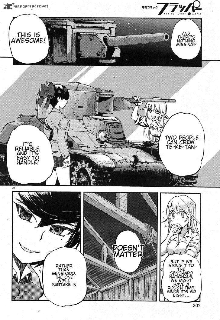 Girls Panzer Ribbon No Musha Chapter 2 Page 21