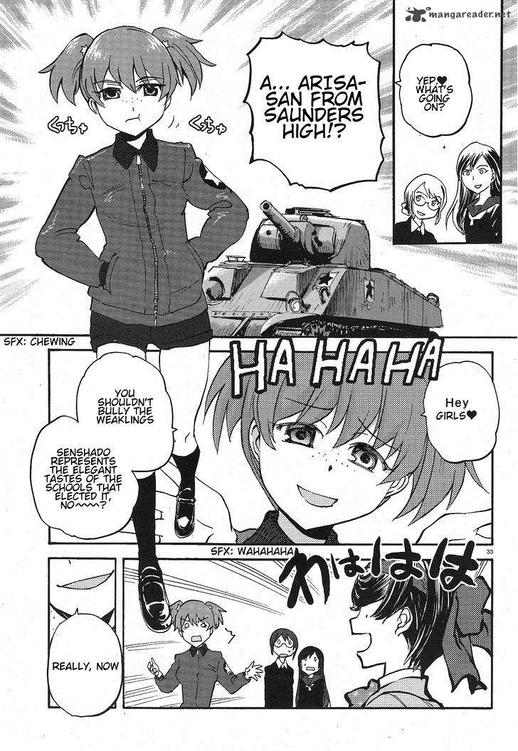 Girls Panzer Ribbon No Musha Chapter 2 Page 33