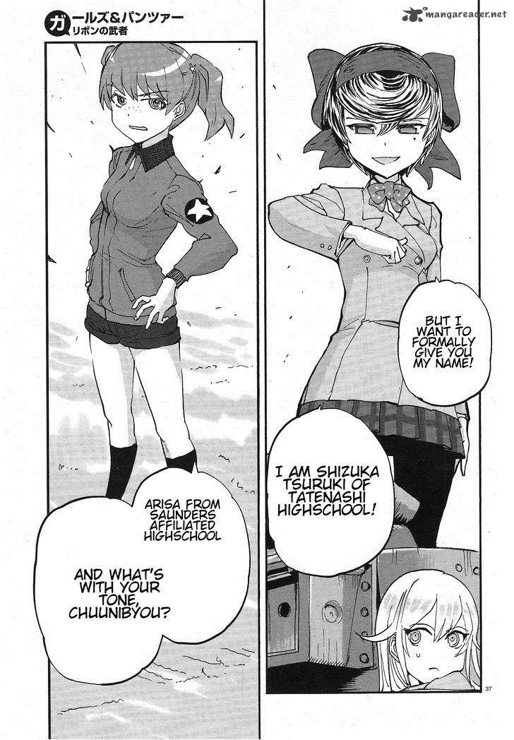 Girls Panzer Ribbon No Musha Chapter 2 Page 37