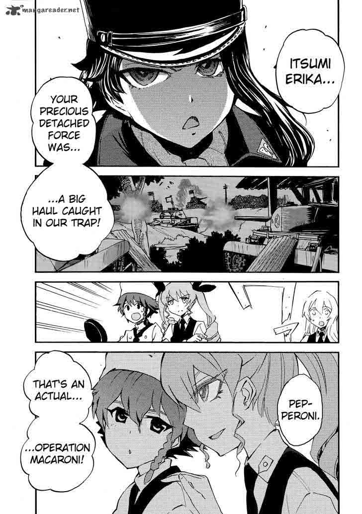 Girls Panzer Ribbon No Musha Chapter 20 Page 33