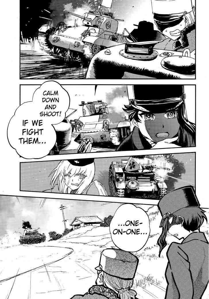 Girls Panzer Ribbon No Musha Chapter 20 Page 35