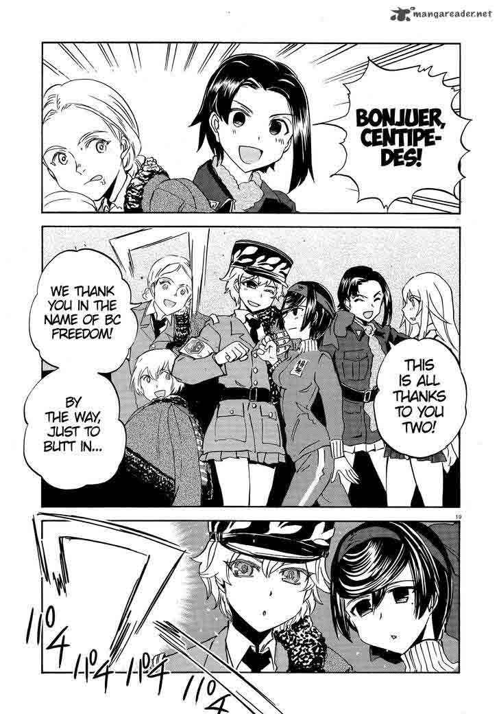 Girls Panzer Ribbon No Musha Chapter 21 Page 22