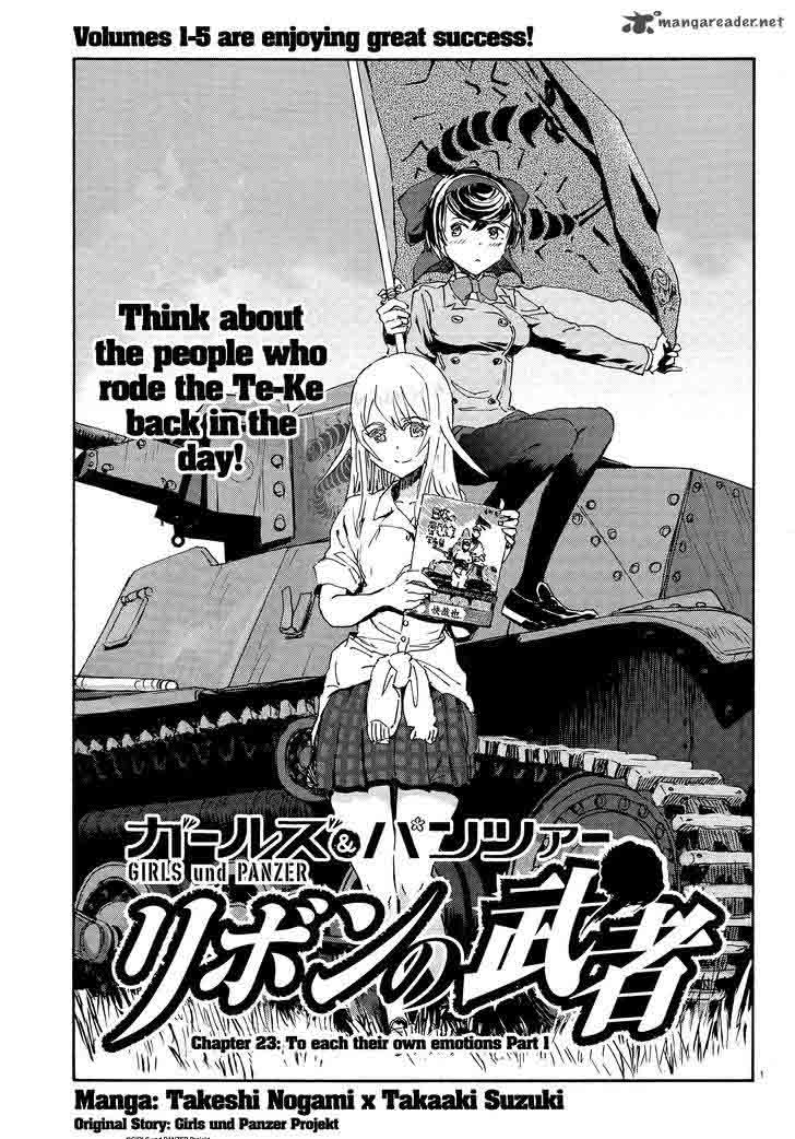 Girls Panzer Ribbon No Musha Chapter 23 Page 1