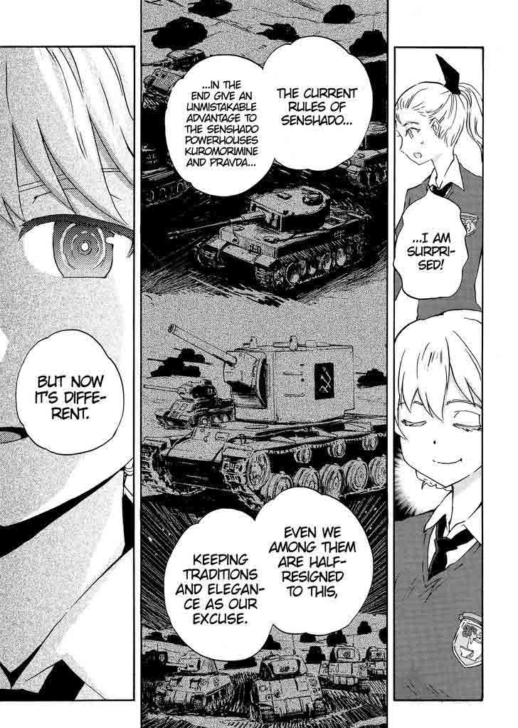 Girls Panzer Ribbon No Musha Chapter 23 Page 37