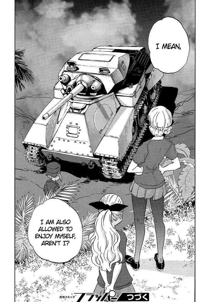 Girls Panzer Ribbon No Musha Chapter 23 Page 40