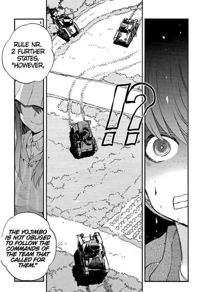 Girls Panzer Ribbon No Musha Chapter 26 Page 22