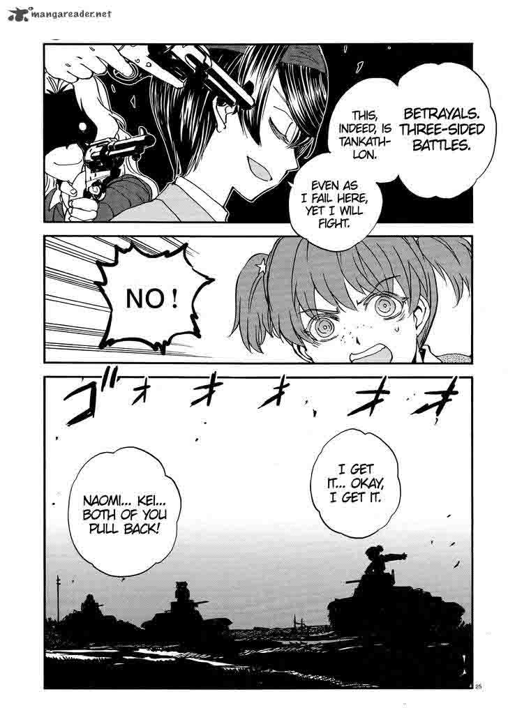 Girls Panzer Ribbon No Musha Chapter 26 Page 23
