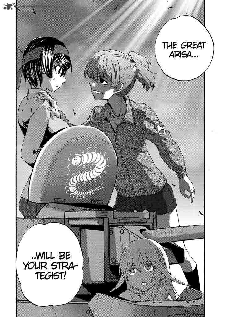 Girls Panzer Ribbon No Musha Chapter 26 Page 35
