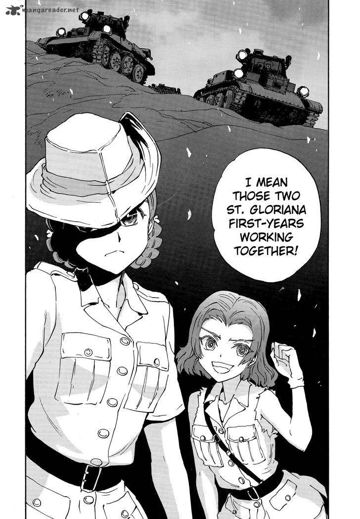 Girls Panzer Ribbon No Musha Chapter 27 Page 14