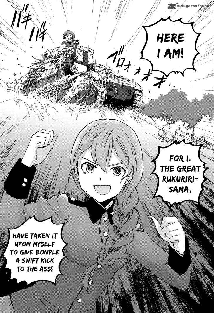 Girls Panzer Ribbon No Musha Chapter 27 Page 21