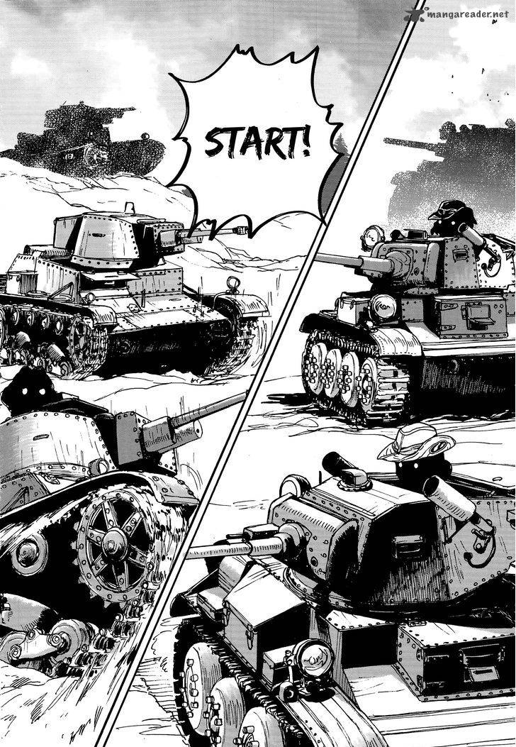 Girls Panzer Ribbon No Musha Chapter 27 Page 9