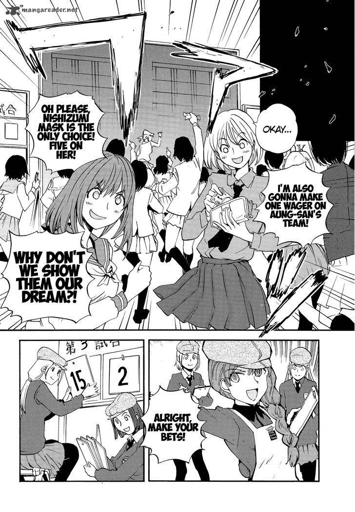 Girls Panzer Ribbon No Musha Chapter 28 Page 14