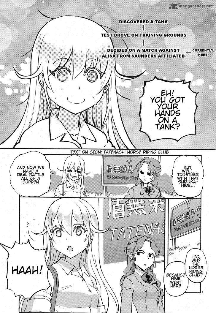 Girls Panzer Ribbon No Musha Chapter 3 Page 2