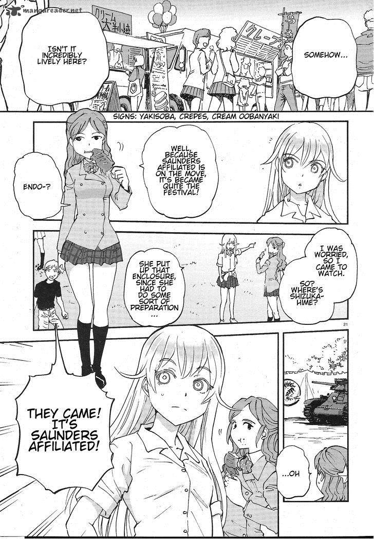 Girls Panzer Ribbon No Musha Chapter 3 Page 21