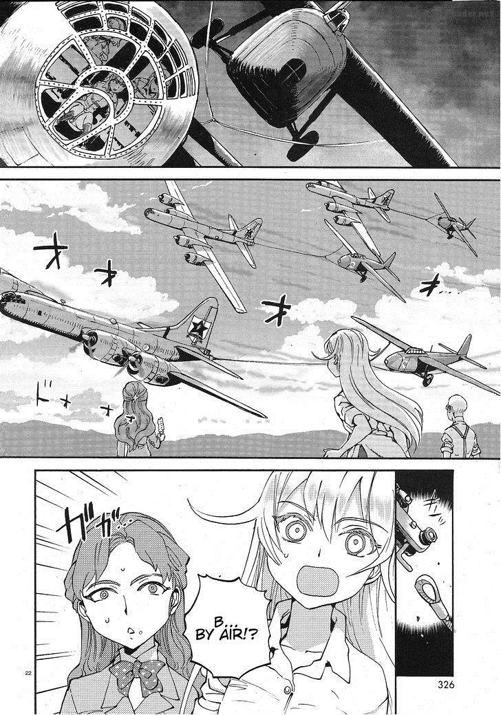 Girls Panzer Ribbon No Musha Chapter 3 Page 22