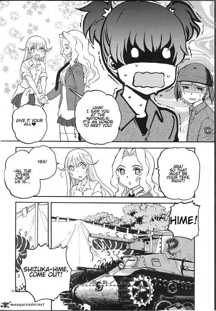 Girls Panzer Ribbon No Musha Chapter 3 Page 28
