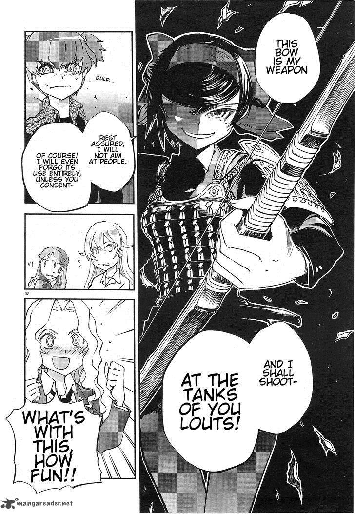 Girls Panzer Ribbon No Musha Chapter 3 Page 32