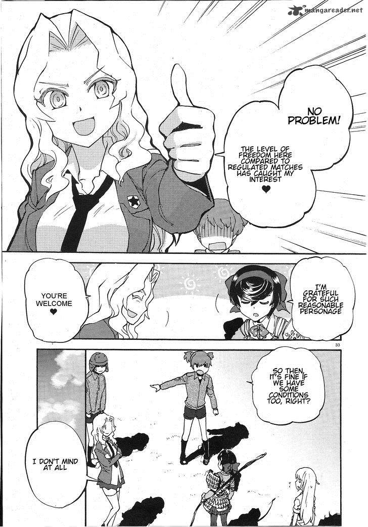Girls Panzer Ribbon No Musha Chapter 3 Page 33