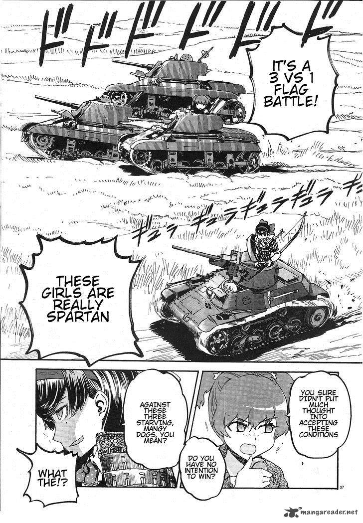 Girls Panzer Ribbon No Musha Chapter 3 Page 36