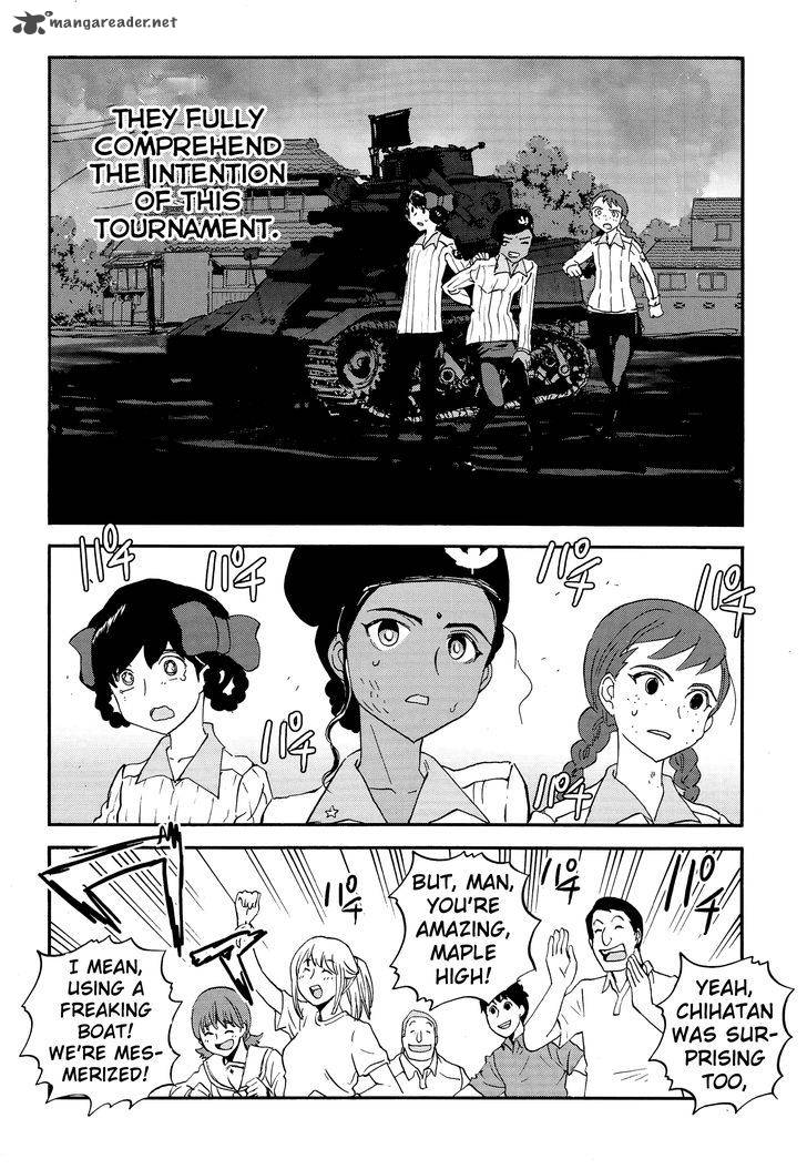 Girls Panzer Ribbon No Musha Chapter 30 Page 38