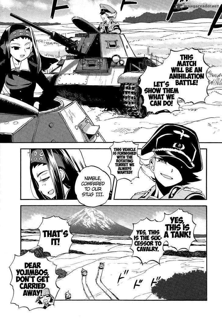 Girls Panzer Ribbon No Musha Chapter 31 Page 13