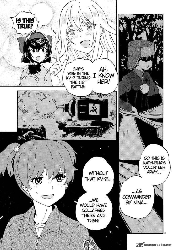 Girls Panzer Ribbon No Musha Chapter 31 Page 17