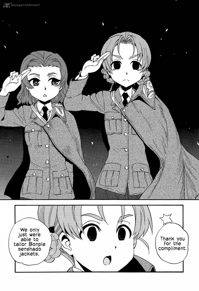 Girls Panzer Ribbon No Musha Chapter 32 Page 22