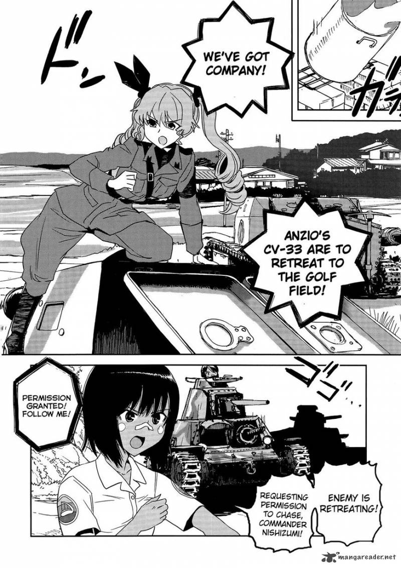 Girls Panzer Ribbon No Musha Chapter 35 Page 10