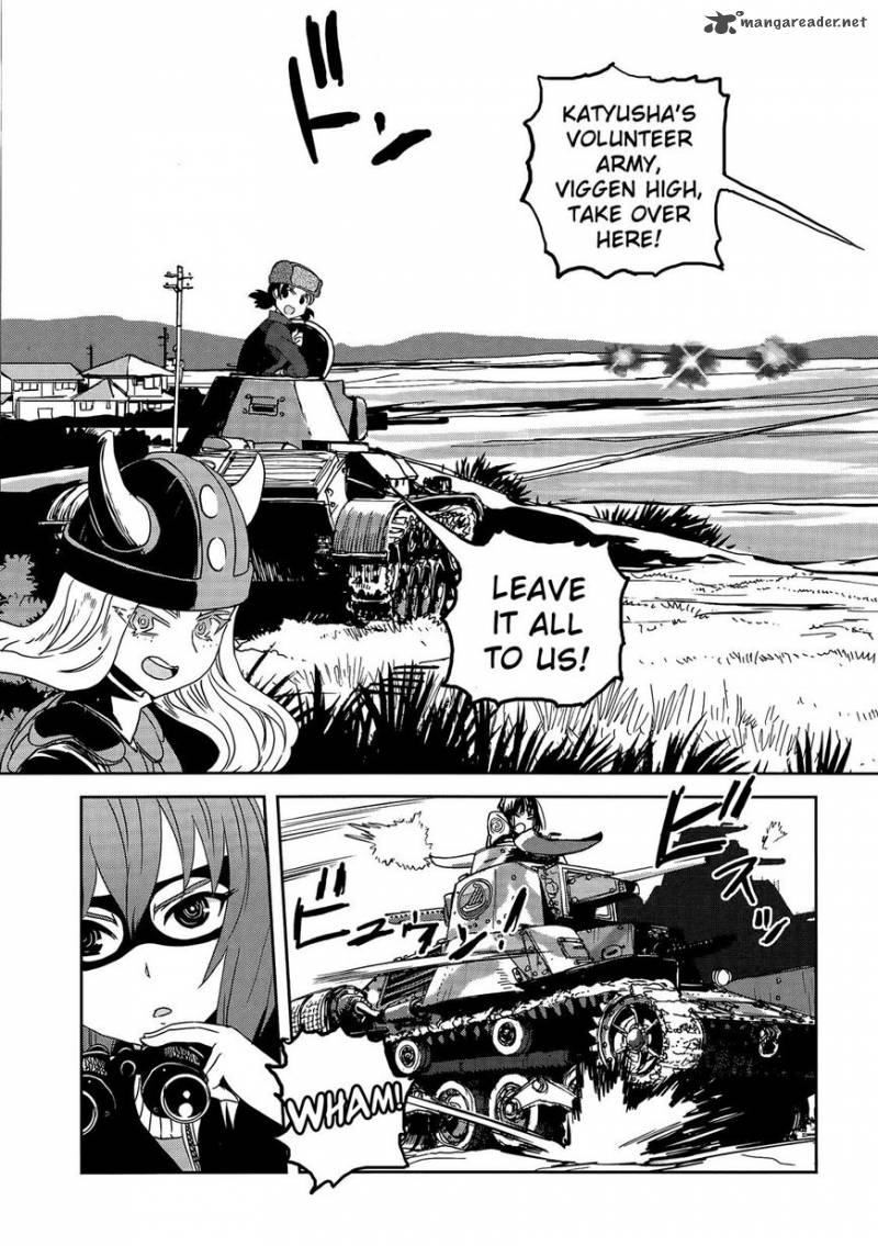 Girls Panzer Ribbon No Musha Chapter 35 Page 11