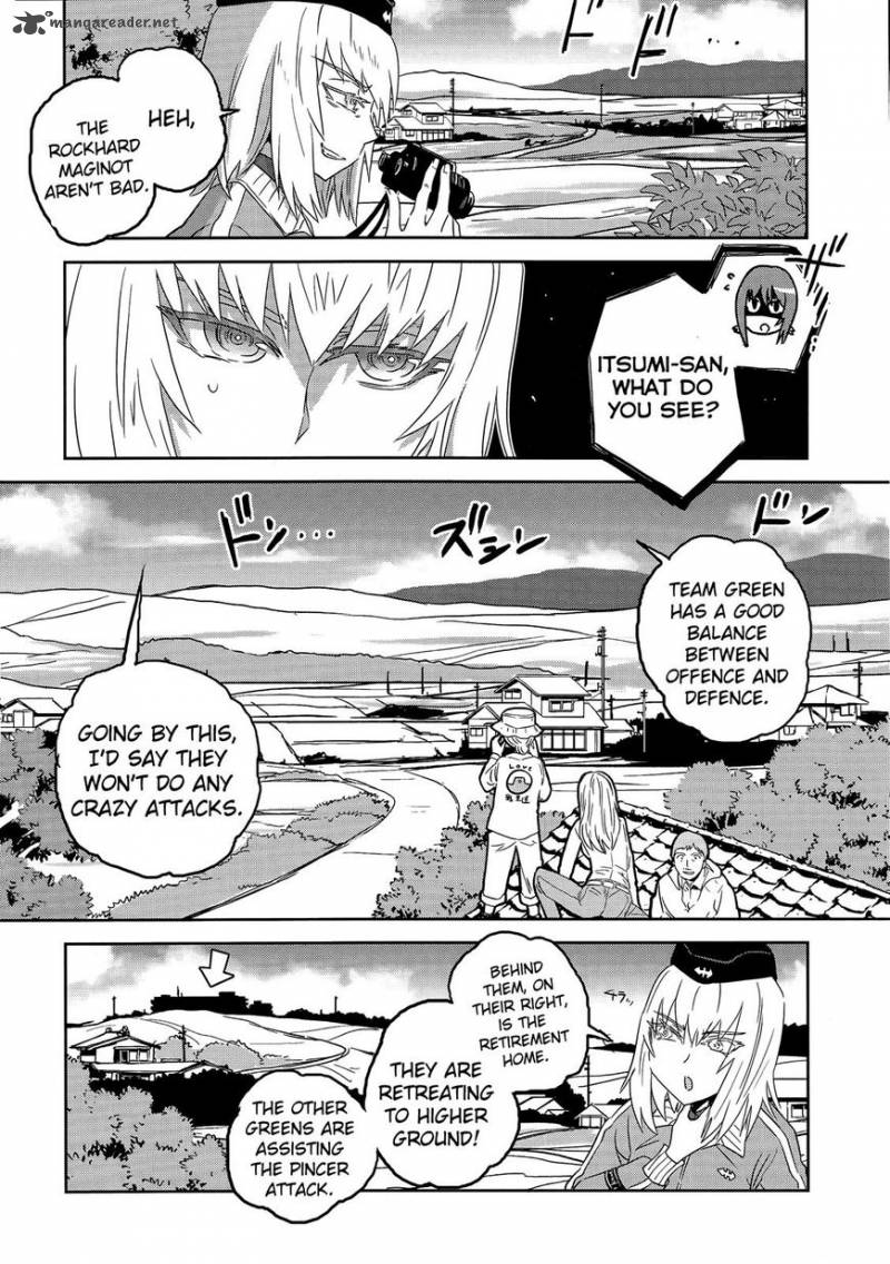 Girls Panzer Ribbon No Musha Chapter 35 Page 14
