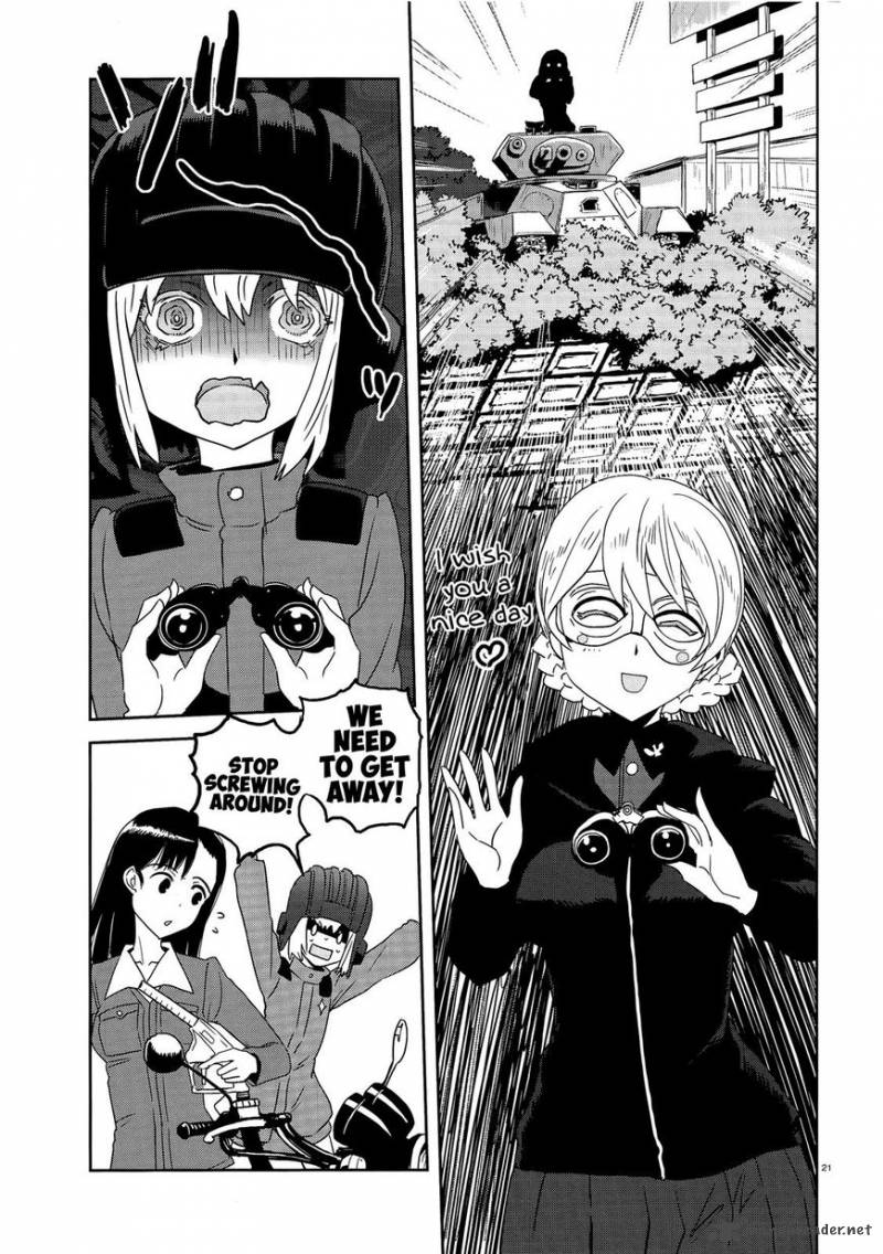 Girls Panzer Ribbon No Musha Chapter 35 Page 21