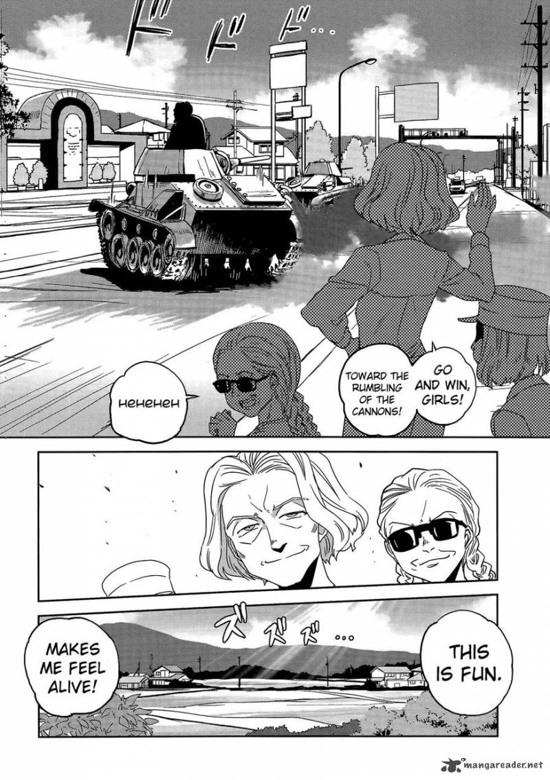 Girls Panzer Ribbon No Musha Chapter 35 Page 22
