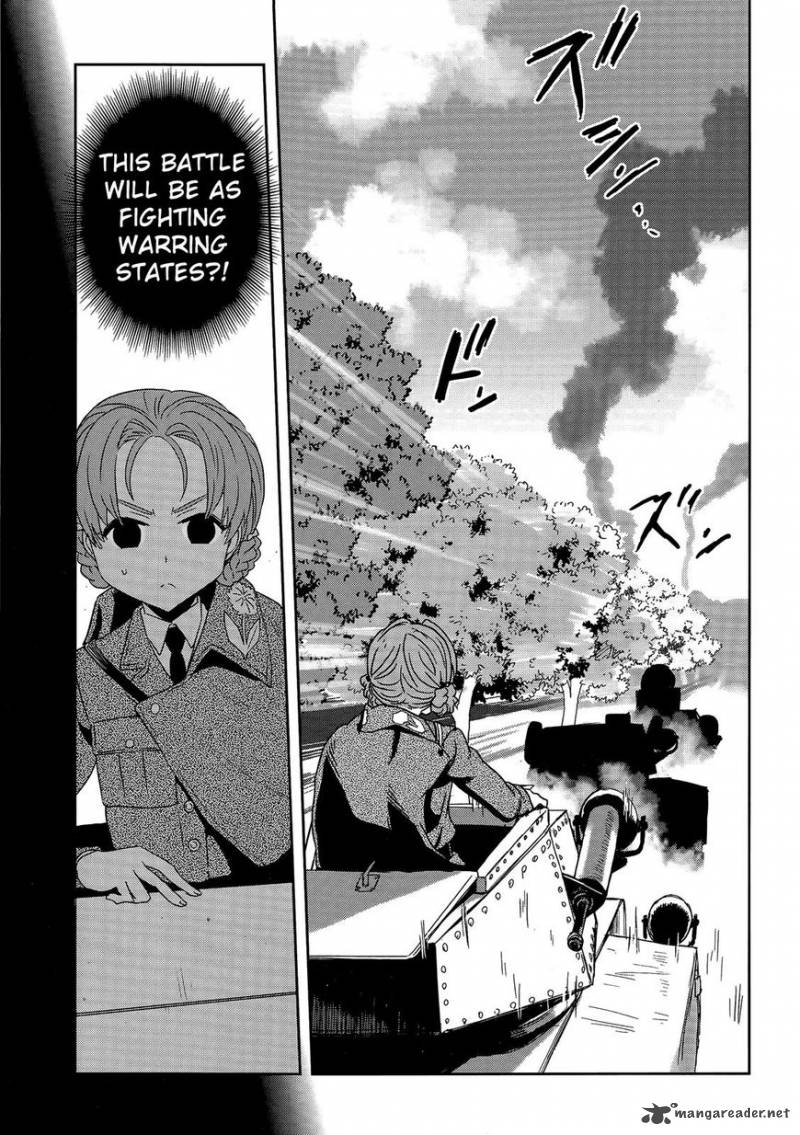 Girls Panzer Ribbon No Musha Chapter 35 Page 23