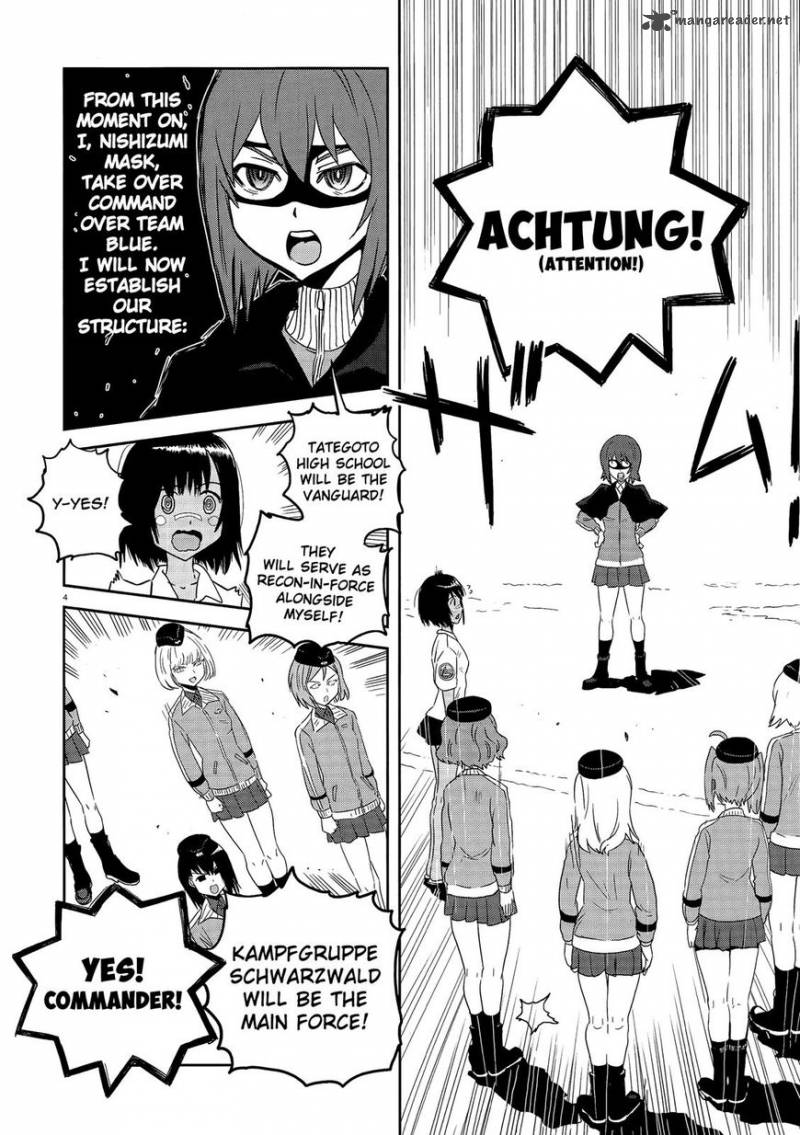 Girls Panzer Ribbon No Musha Chapter 35 Page 4